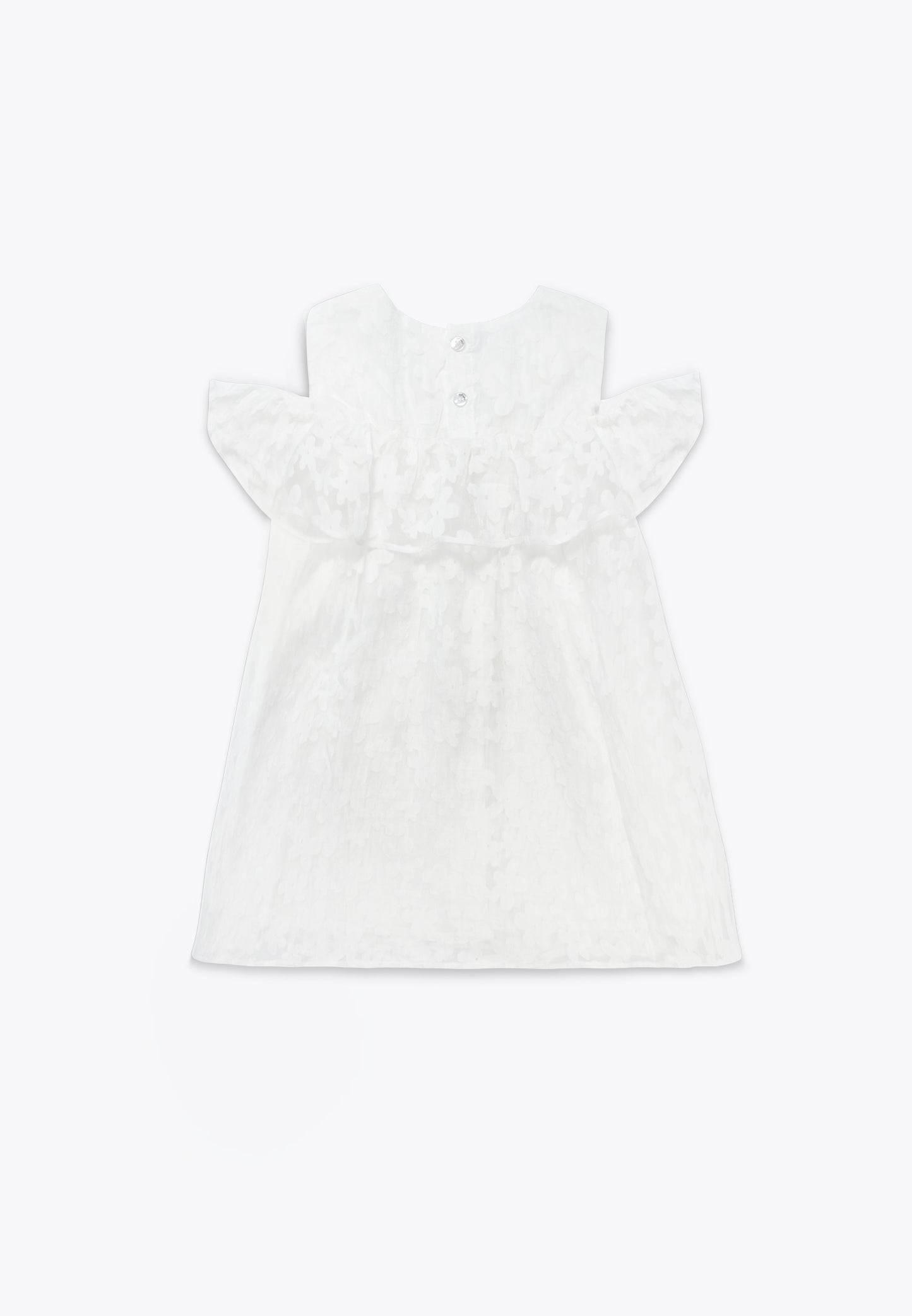 Abito Jacquard in Organza