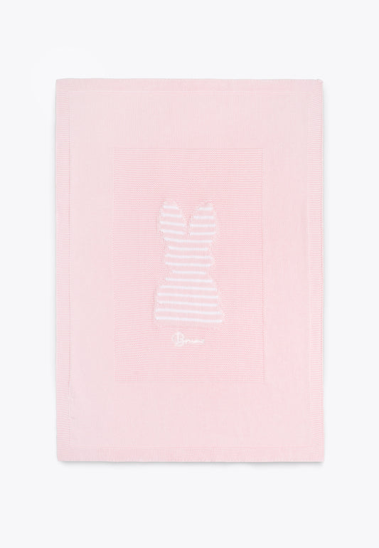 Coperta Culla Lavorata a Maglia