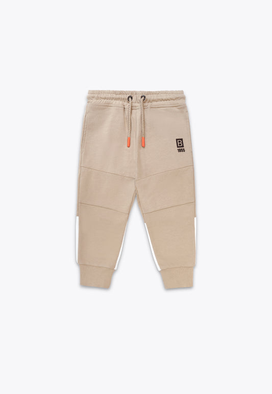 Pantalone con Inserti in Felpina