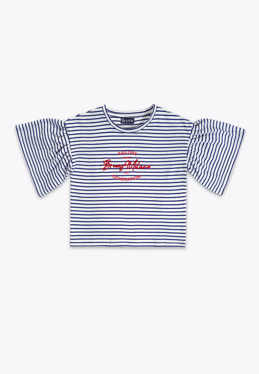 T-Shirt Rigata in Jersey BCI