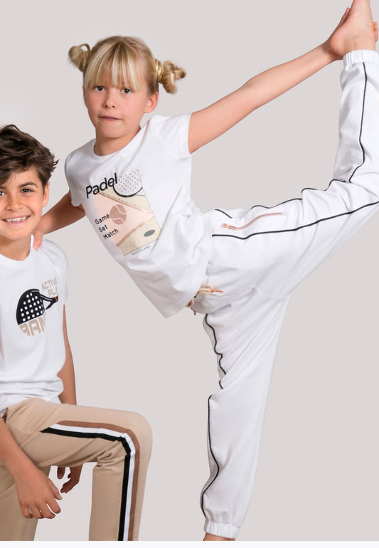 Pantalone in Felpina con Zip