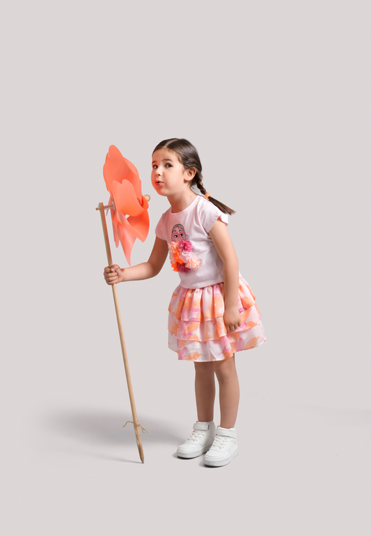 Gonna Fantasia in Satin